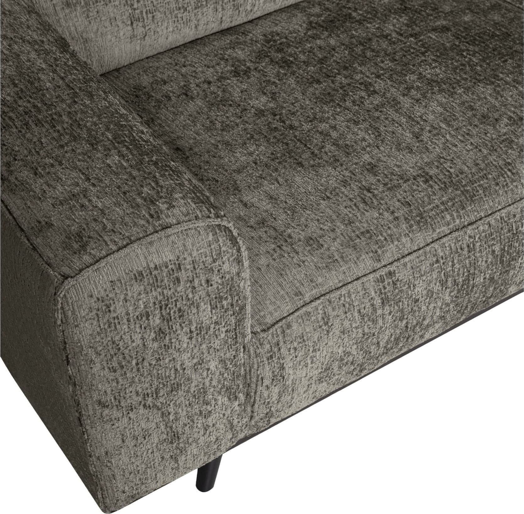 BePureHome Statement Hoekbank Rechts Structure Velvet Frost Blauw Hoekbank