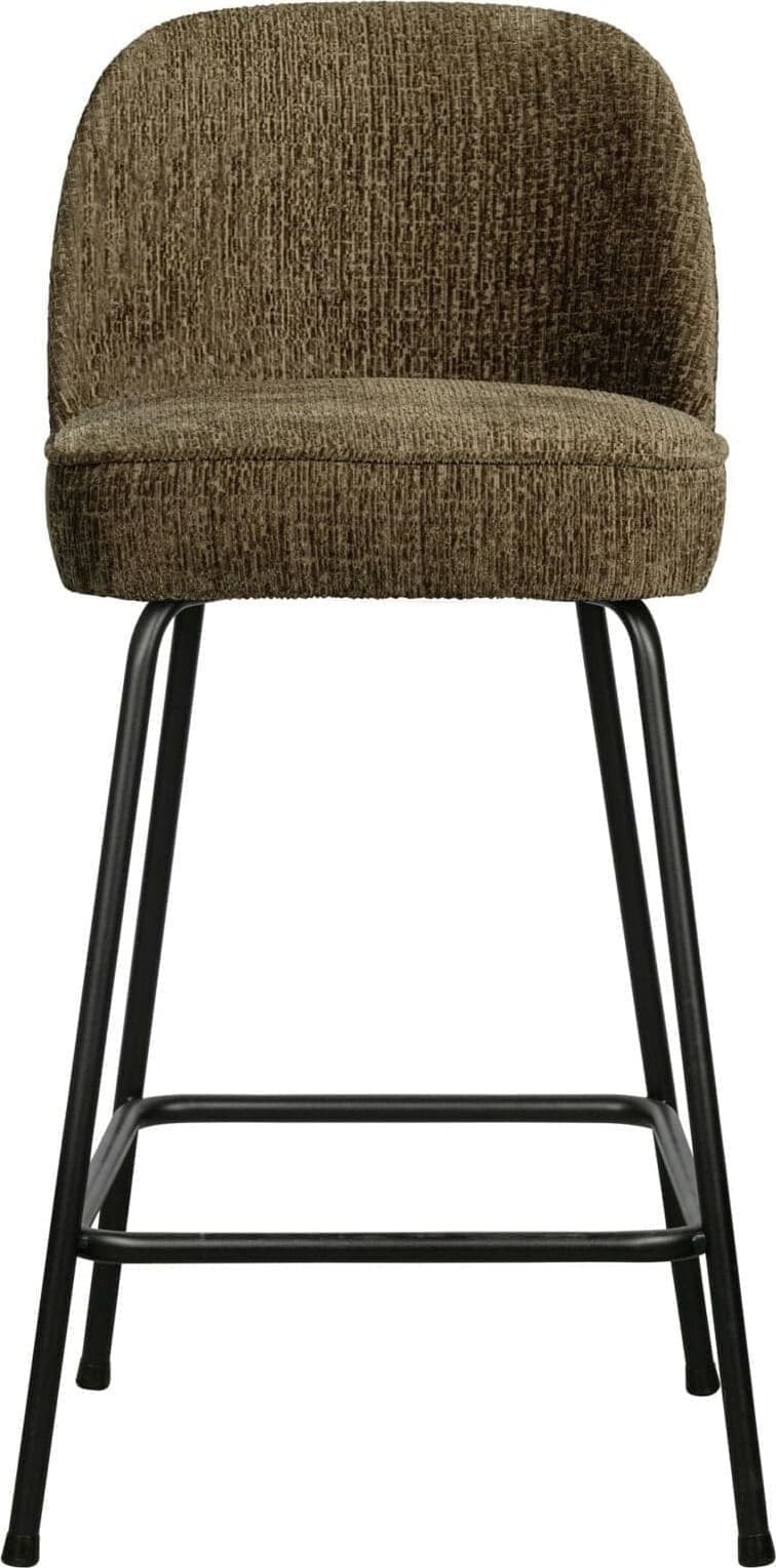 BePureHome Vogue Barstoel 65cm Structure Velvet Bonsai Bonsai