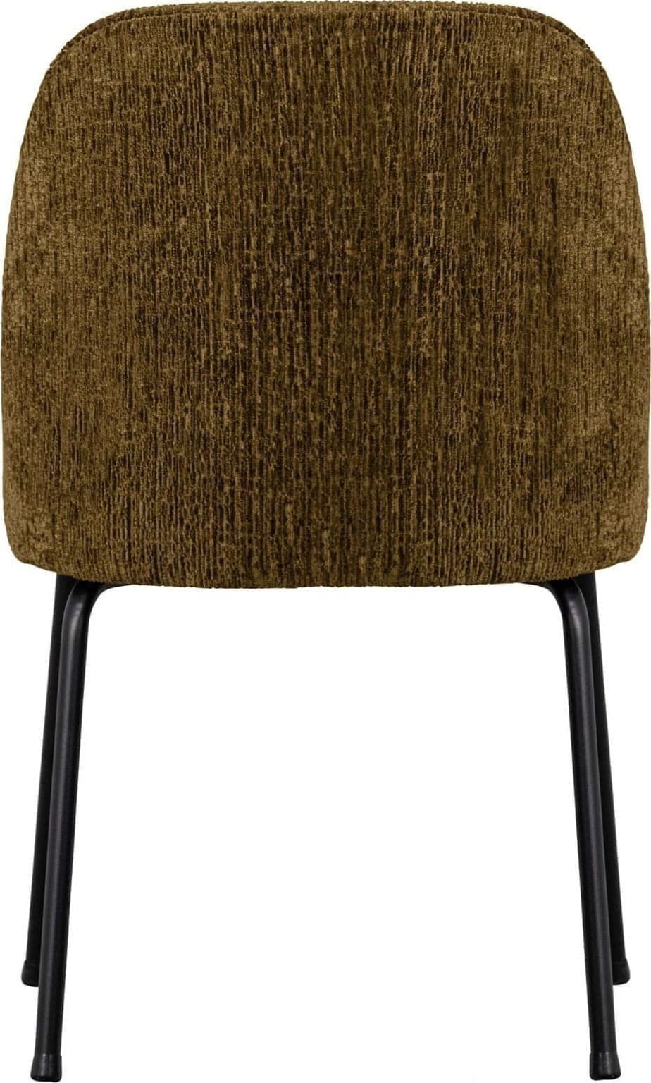 BePureHome Vogue Eetkamerstoel Structure Velvet Brass Messing