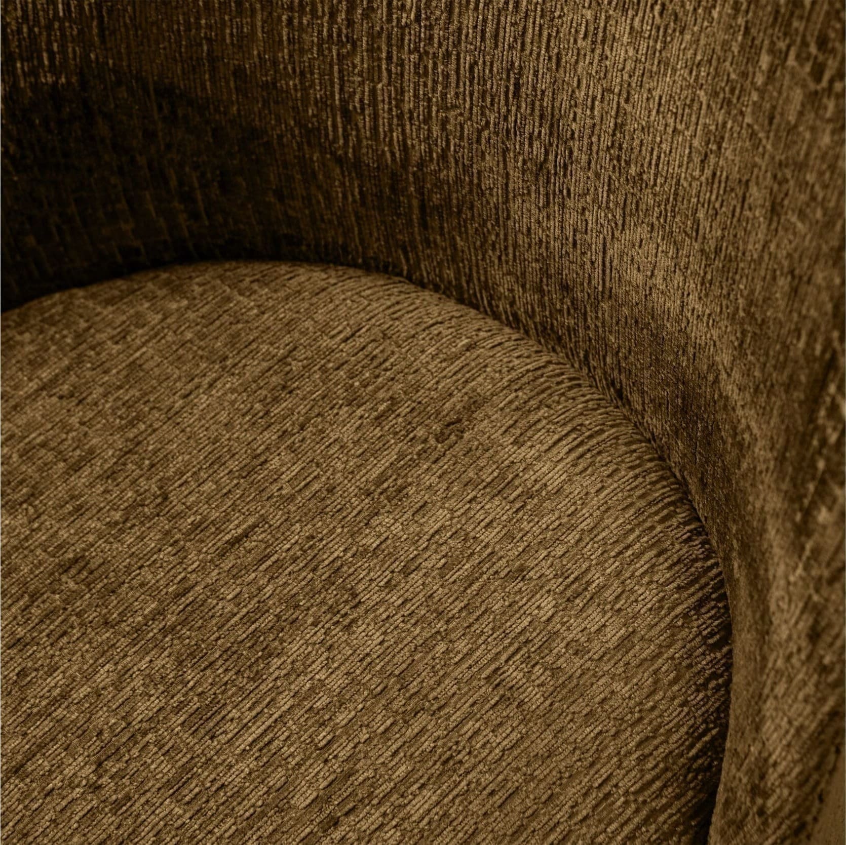 BePureHome Vogue Eetkamerstoel Structure Velvet Brass Messing