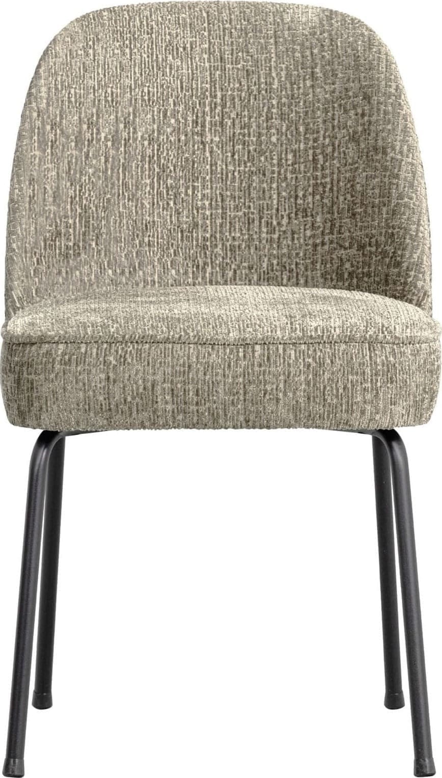 BePureHome Vogue Eetkamerstoel Structure Velvet Wheatfield Wheatfield