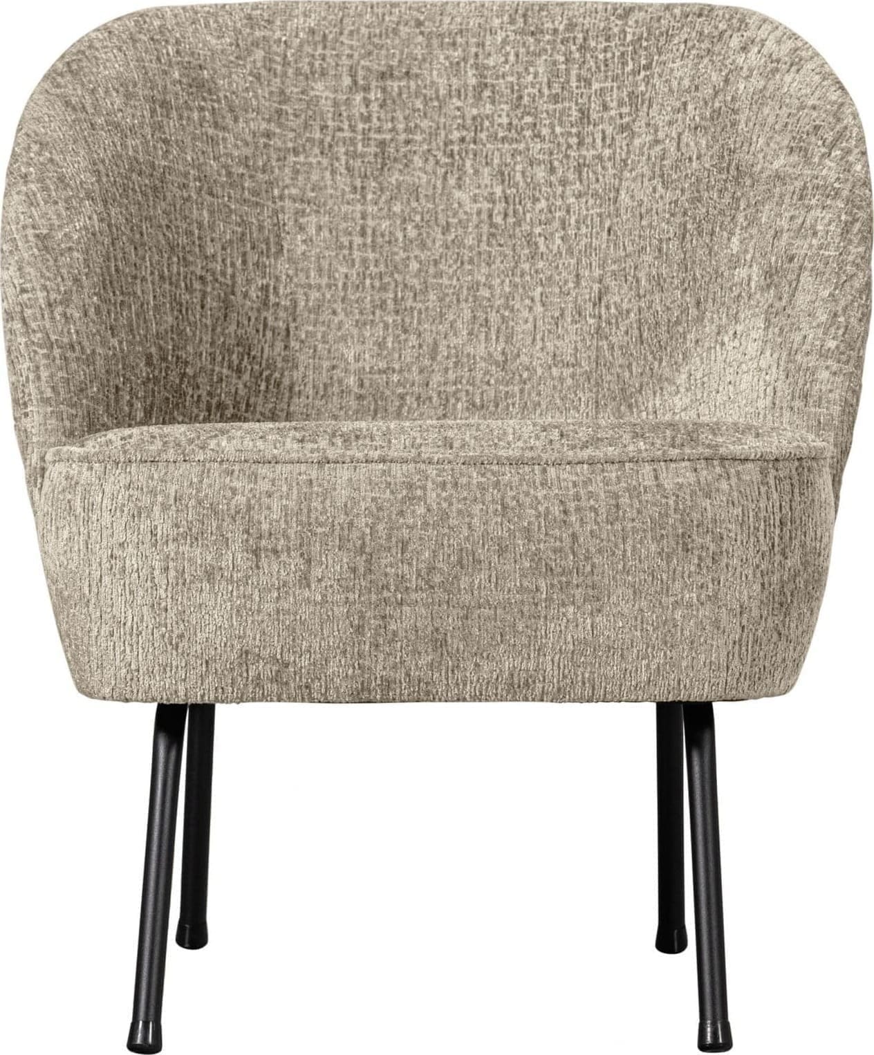 BePureHome Vogue Fauteuil Structure Velvet Wheatfield Wheatfield Fauteuil
