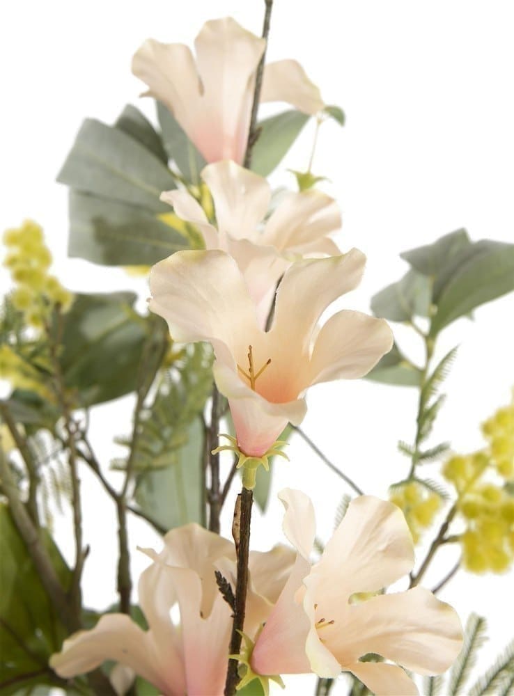 COCO maison Hibiscus Branch 115cm kunstbloem Oranje Kunstbloem