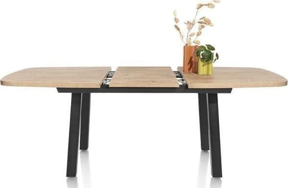 Henders & Hazel Pavarotti uitschuiftafel 190 (+ 60 cm.) x 110 cm. Eettafel