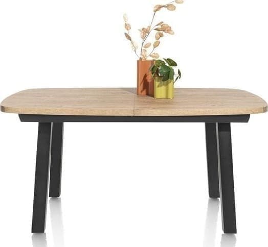 Henders & Hazel Pavarotti uitschuiftafel 190 (+ 60 cm.) x 110 cm. Eettafel