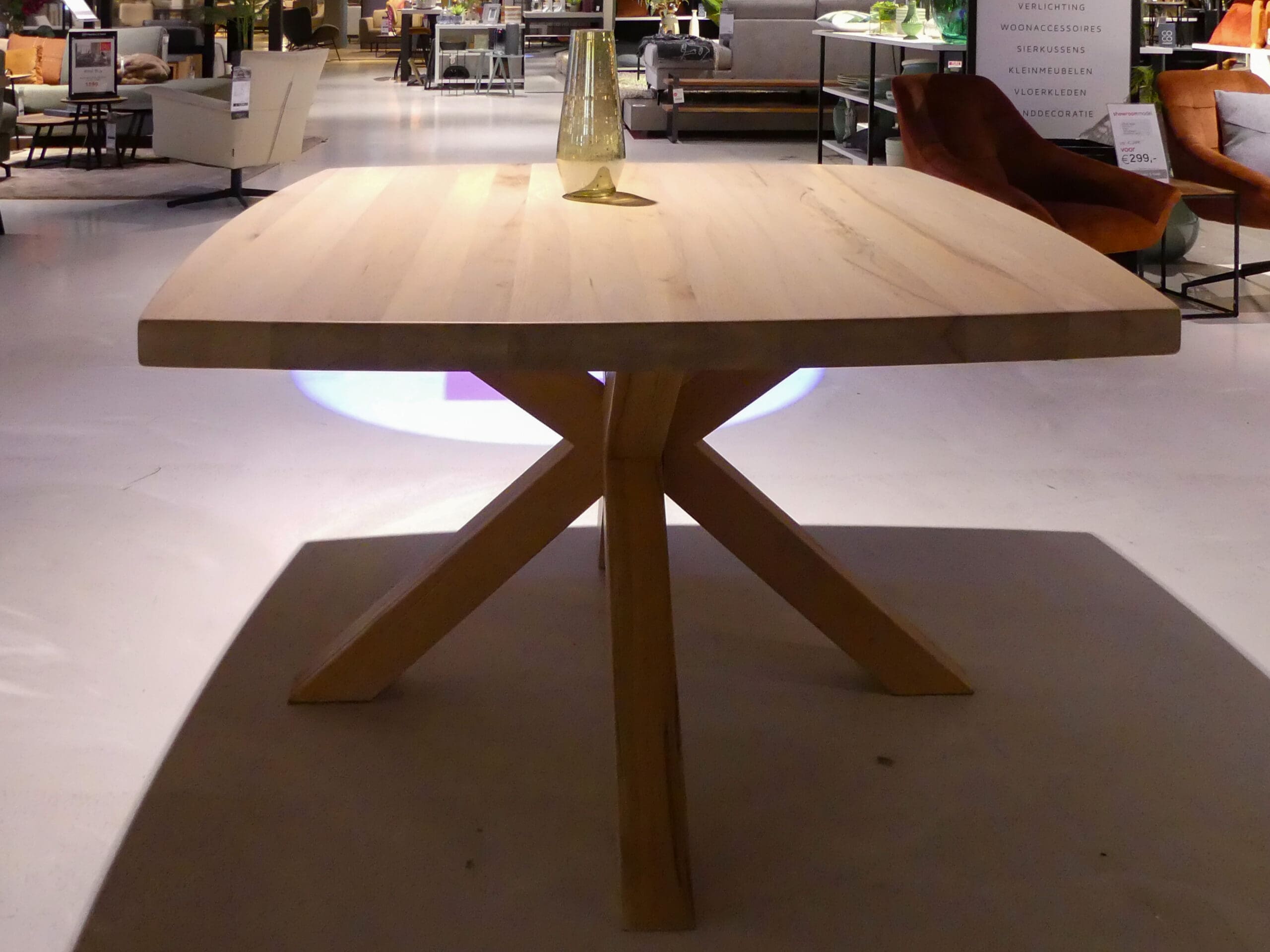 Maestro eetkamertafel - 150x150cm **SHOWROOMMODEL** - Afbeelding 2