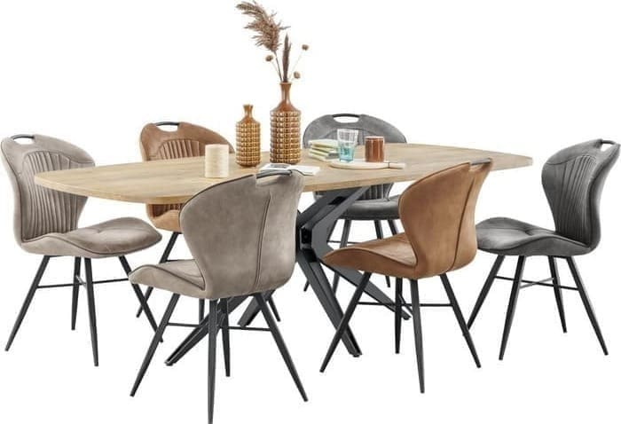 Profijt Meubel Eettafel Verdio deens ovaal Bruin|Naturel Eettafel