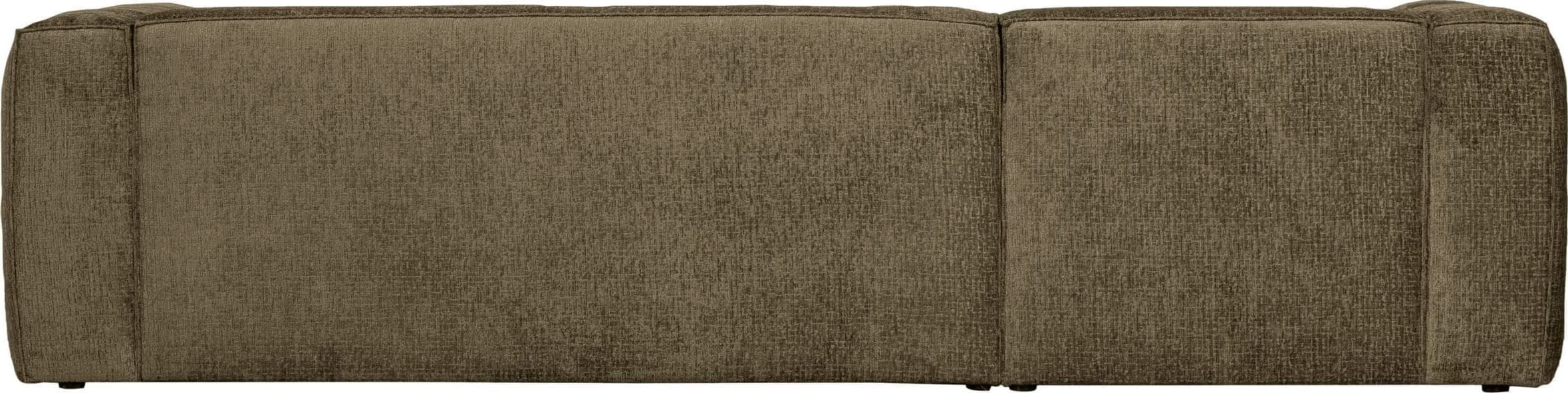 WOOOD Bean Hoekbank Links Structure Velvet Moss Moss Hoekbank