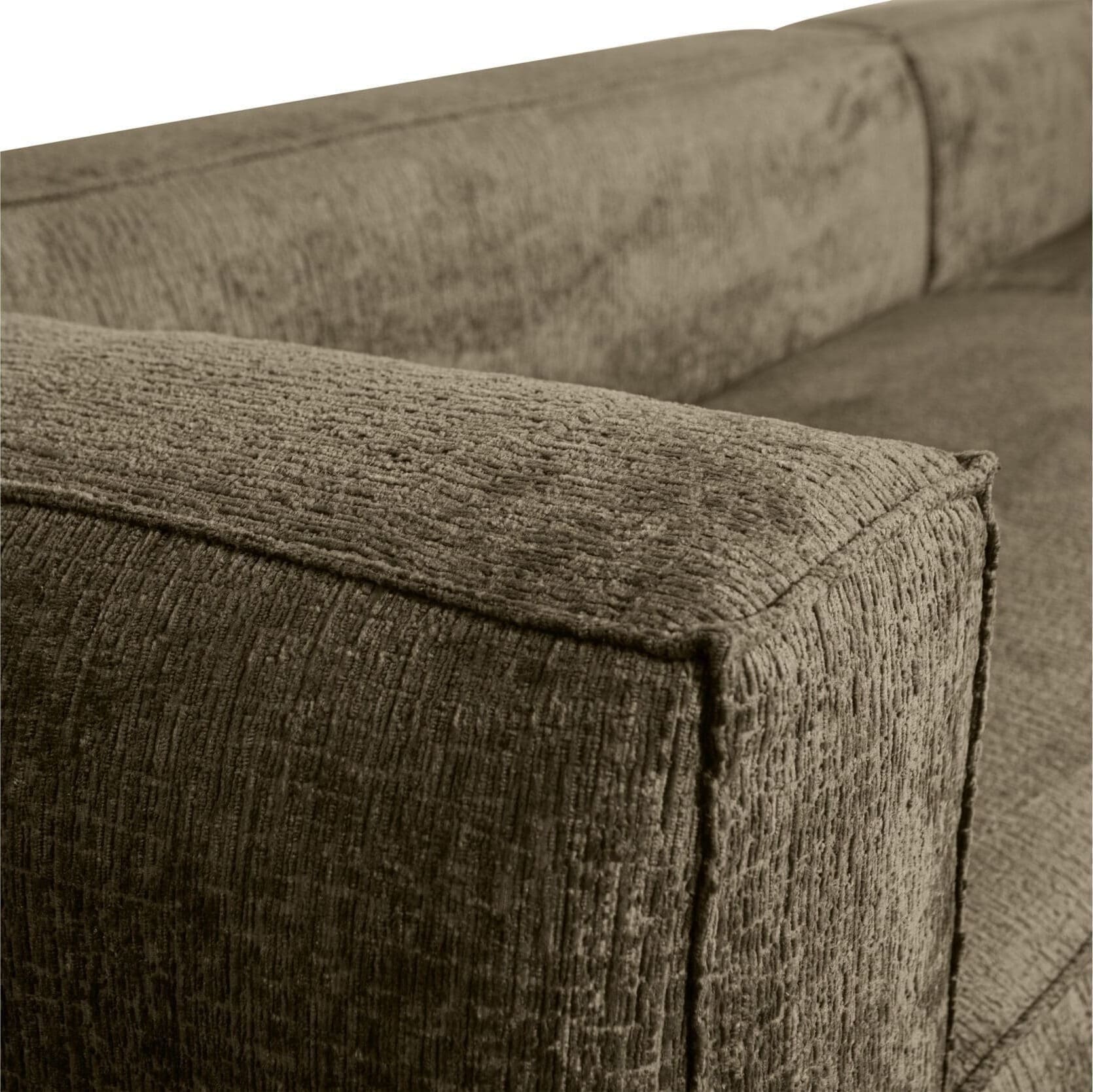 WOOOD Bean Hoekbank Rechts Structure Velvet Moss Moss Hoekbank