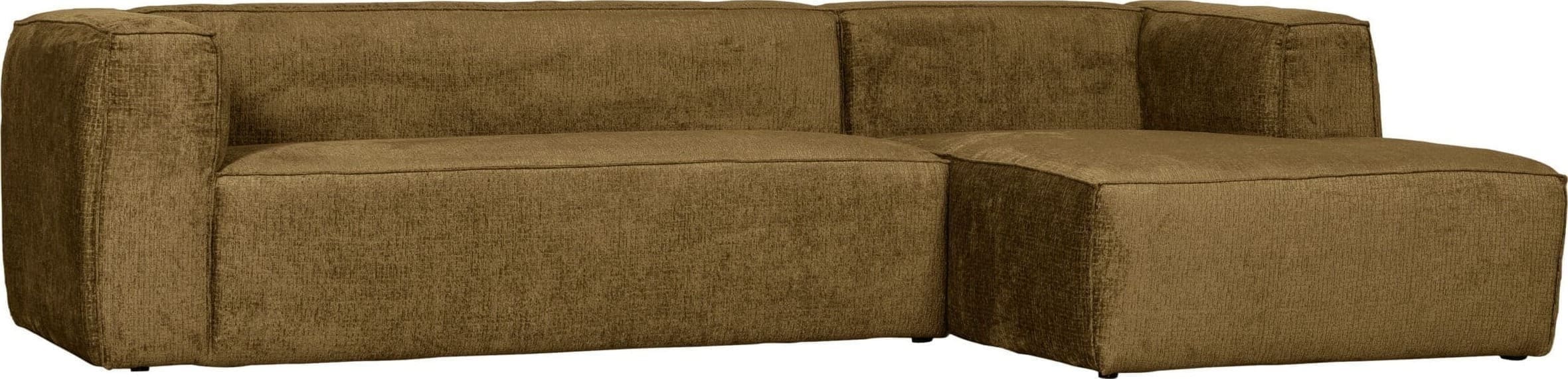 WOOOD Bean Hoekbank Rechts Structure Velvet Spices Spices Hoekbank