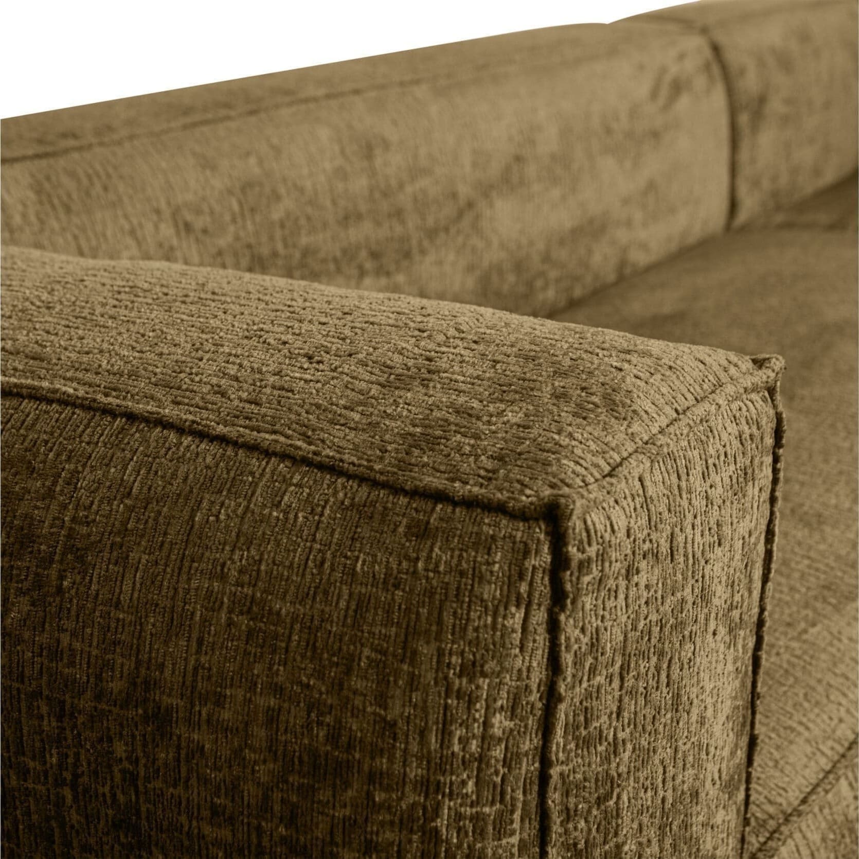WOOOD Bean Hoekbank Rechts Structure Velvet Spices Spices Hoekbank