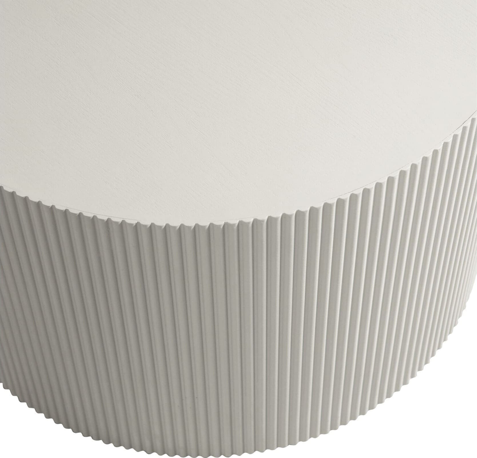 WOOOD Exclusive Sanne Bijzettafel Rond Antique Beige Beige Bijzettafel