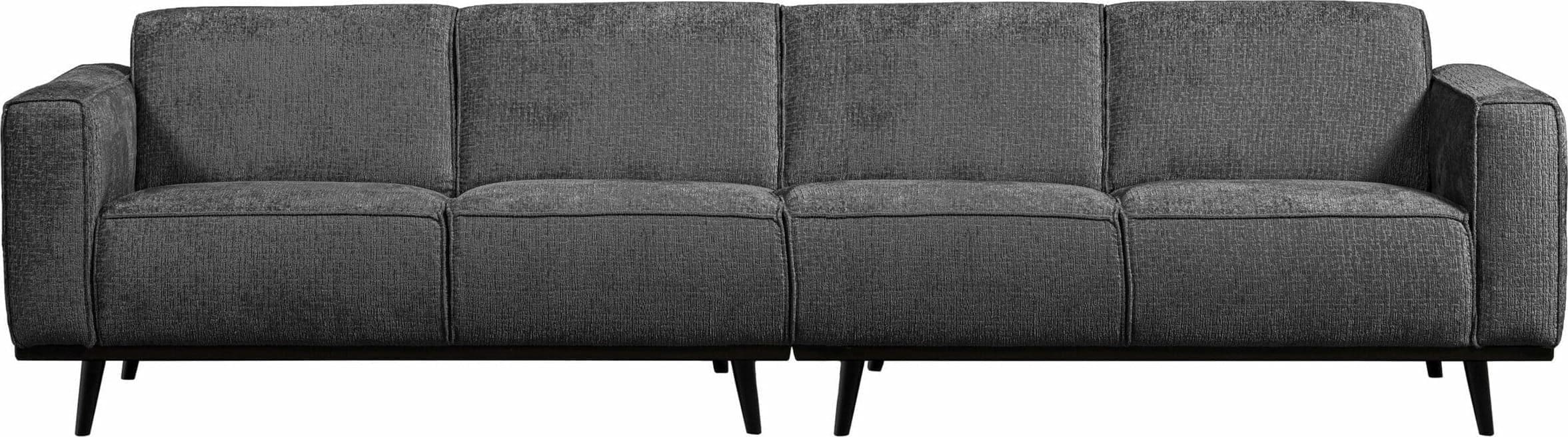 BePureHome Statement 4-zitsbank 280cm Structure Velvet Mountain Mountain