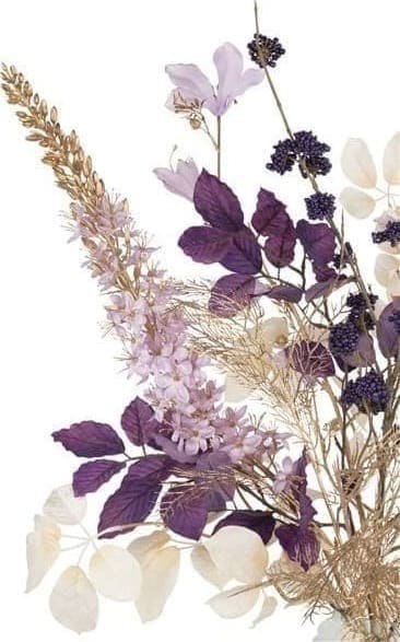 COCO maison Eremurus Spray 107cm kunstbloem Paars Kunstbloem