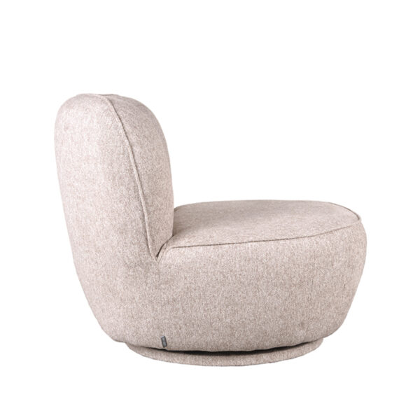 LABEL51 Fauteuil Bunny - Taupe - Amazy Taupe Fauteuil