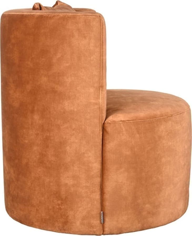 LABEL51 Fauteuil Evy - Oker - Velours Geel Fauteuil