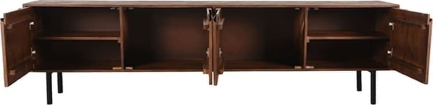 LABEL51 Tv-meubel Rio - Espresso - Mangohout Espresso Tv-meubel|Tv-dressoir