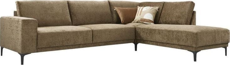 Profijt Meubel Hoekbank Clanton bruin Bruin Hoekbank