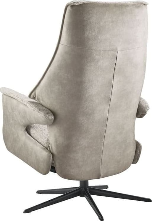 Profijt Meubel Relaxfauteuil Deming Taupe|Bruin Fauteuil
