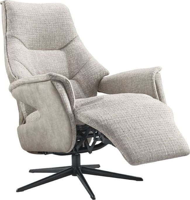 Profijt Meubel Relaxfauteuil Deming Taupe|Bruin Fauteuil