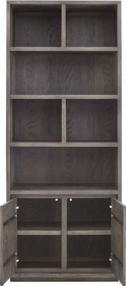 Pronto Wonen Boekenkast Lavio (86 cm) eiken grafiet Bruin Boekenkast
