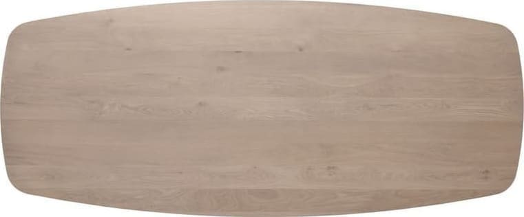 Pronto Wonen Eettafel Tavolo 240x100 Deens ovaal eiken bisque matrixpoot Bruin Eettafel