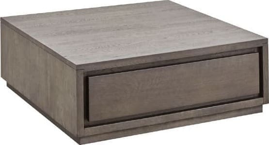 Pronto Wonen Salontafel Lavio 86x86 eiken grafiet Bruin Salontafel