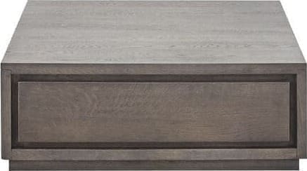 Pronto Wonen Salontafel Lavio 86x86 eiken grafiet Bruin Salontafel