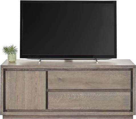 Pronto Wonen TV-meubel Lavio (125 cm) eiken slate Bruin Tv-meubel|Tv-dressoir
