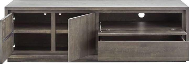 Pronto Wonen TV-meubel Lavio (164 cm) eiken grafiet Bruin Tv-meubel|Tv-dressoir