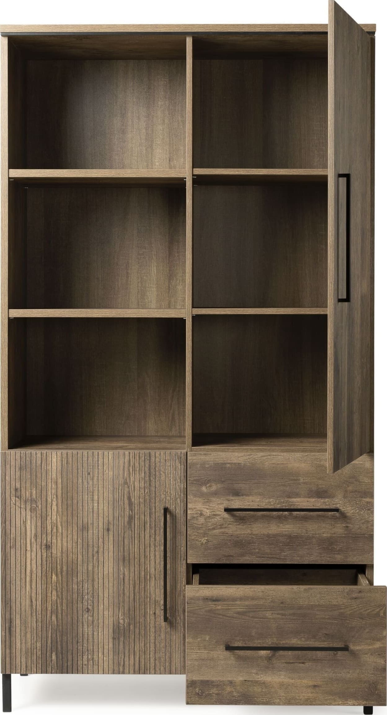 Feelings Wonen Trapani wandkast 2D+2L+3OV Naturel Bergkast