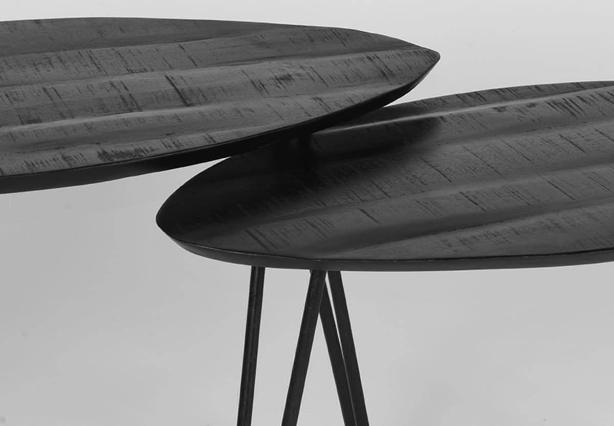 Salontafel Frisk - Zwart - Mangohout - Afbeelding 2