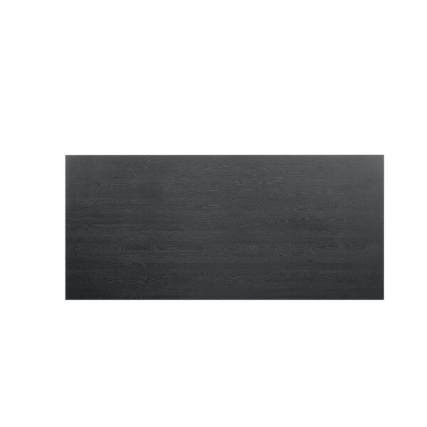 INHOUSE Eettafel Selectio rechthoek eiken zwart 220x100cm Bruin Eettafel