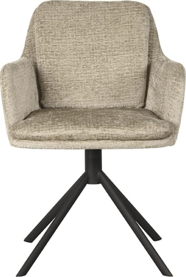 LABEL51 Eetkamerstoel Joy - Beige - Elegance Beige Eetkamerstoel