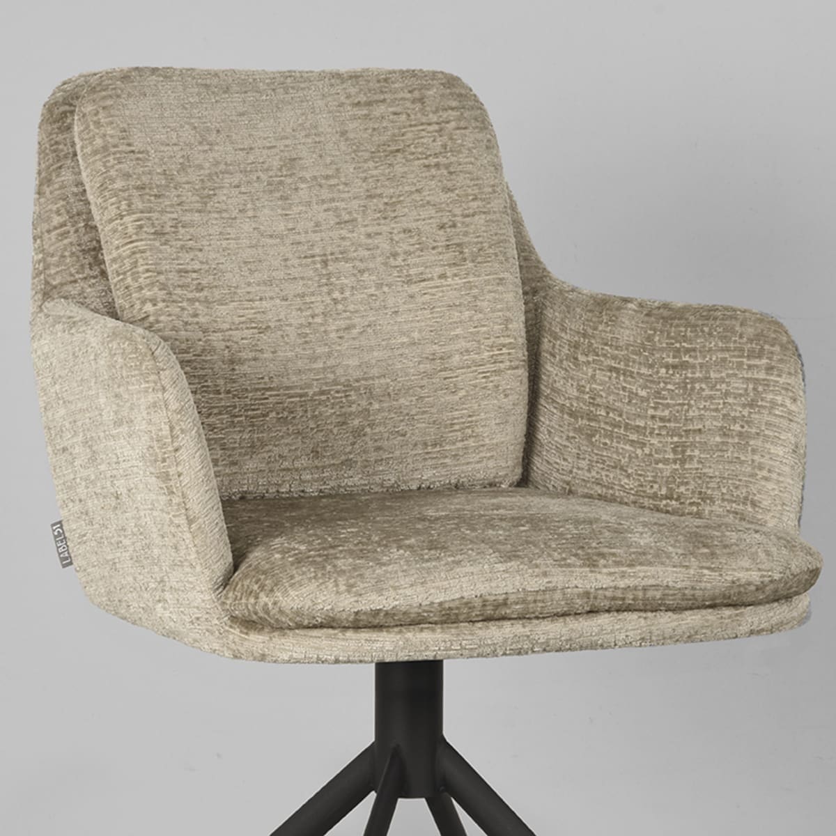 LABEL51 Eetkamerstoel Joy - Beige - Elegance Beige Eetkamerstoel