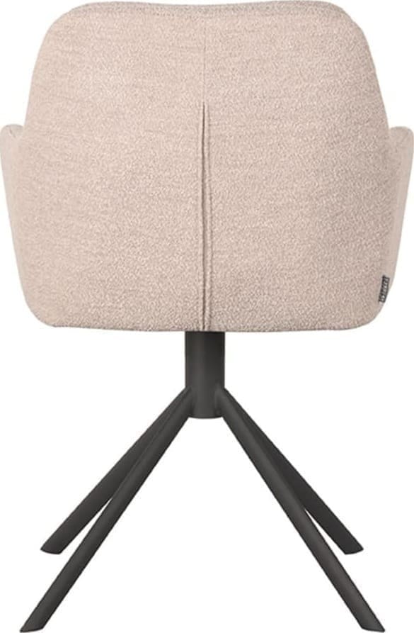 LABEL51 Eetkamerstoel Joy - Naturel - Boucle Naturel Eetkamerstoel