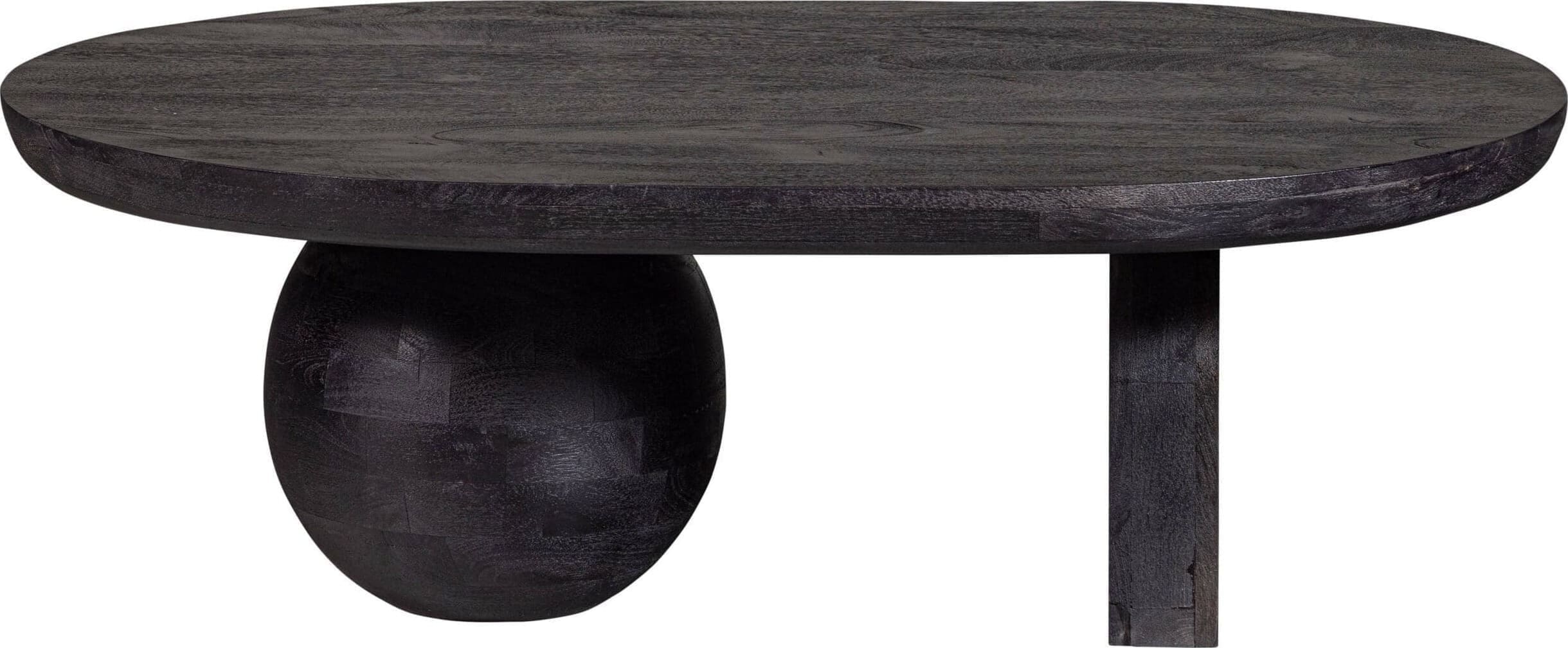 WOOOD Exclusive Steppe Salontafel Mango Hout Zwart Zwart Salontafel