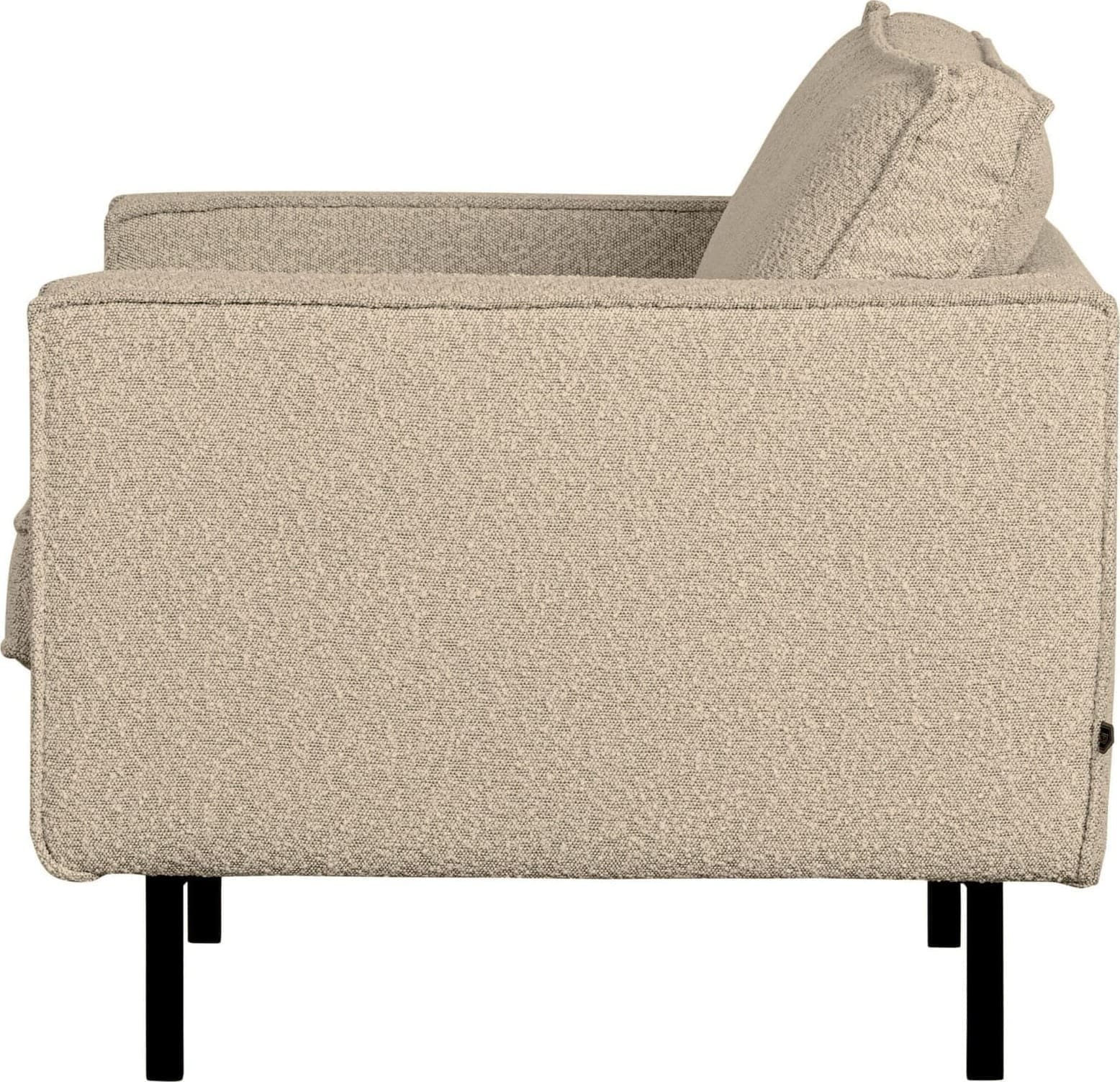 BePureHome Rodeo fauteuil boucle beige Beige Fauteuil
