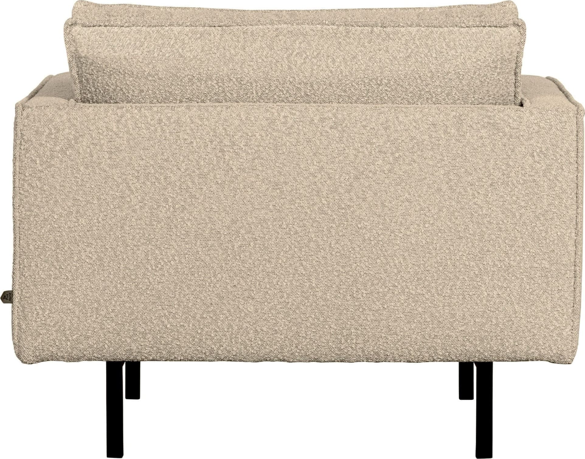 BePureHome Rodeo fauteuil boucle beige Beige Fauteuil