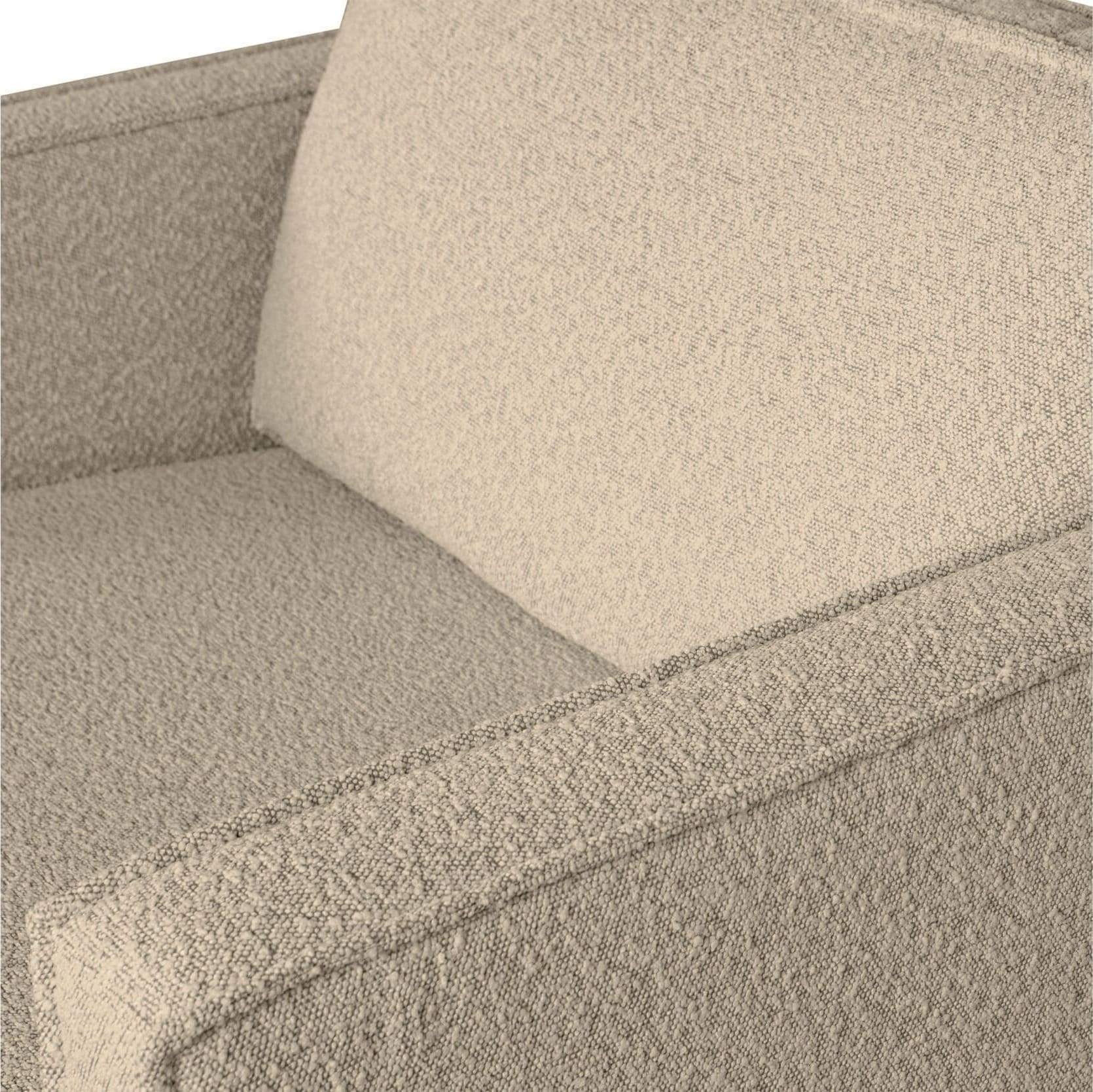 BePureHome Rodeo fauteuil boucle beige Beige Fauteuil