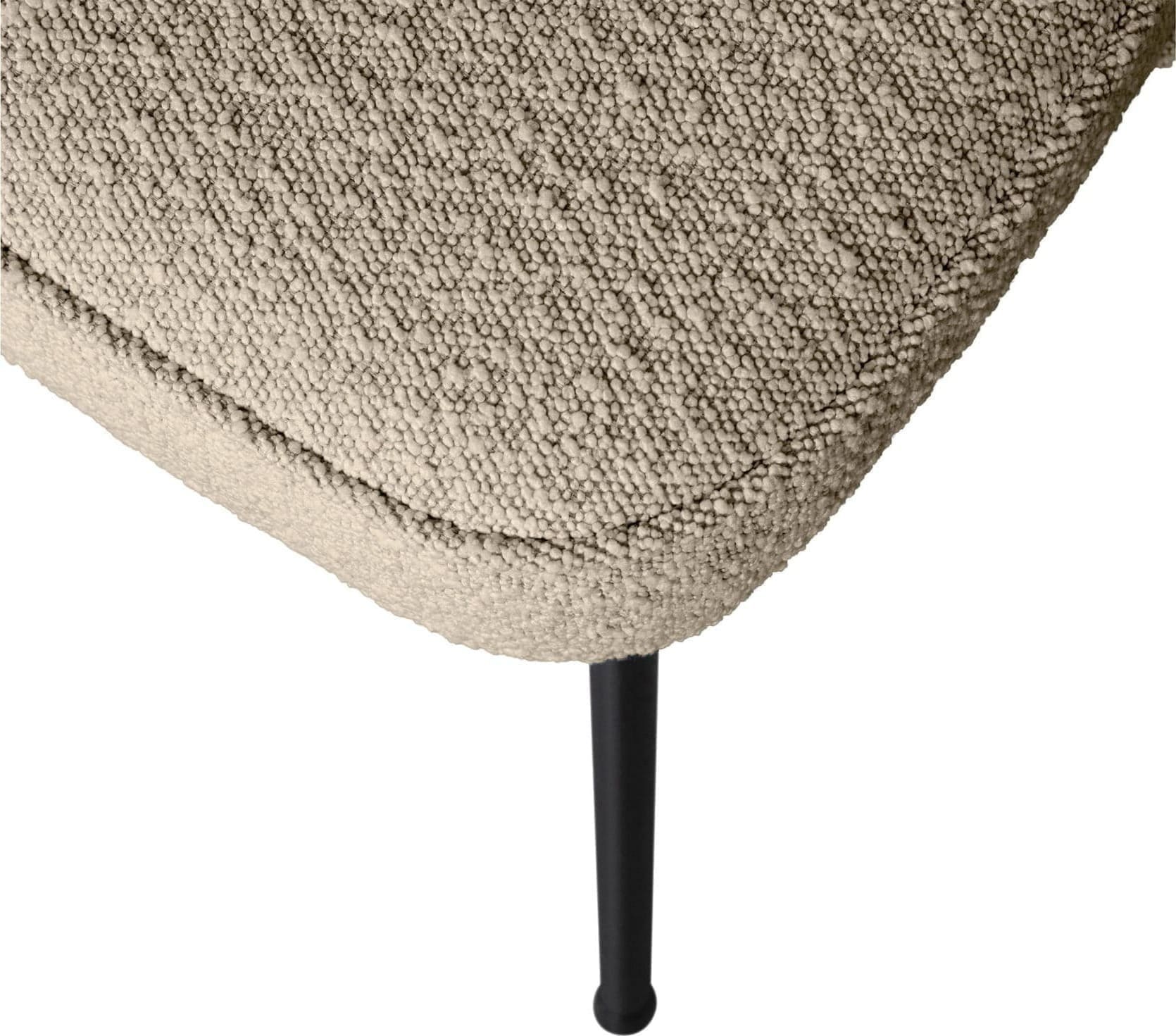 BePureHome Vogue Eetkamerstoel Bouclé Beige Beige