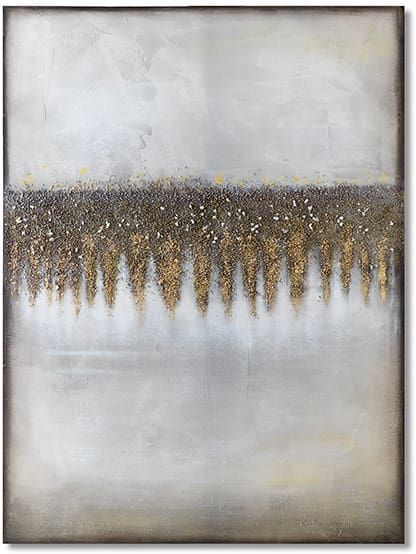 Feelings Wonen Abstract fields wanddecoratie Naturel Wanddecoratie