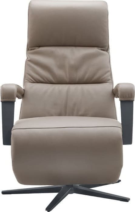 INHOUSE Relaxfauteuil Chanti L met sta-op bruin leer Bruin Fauteuil
