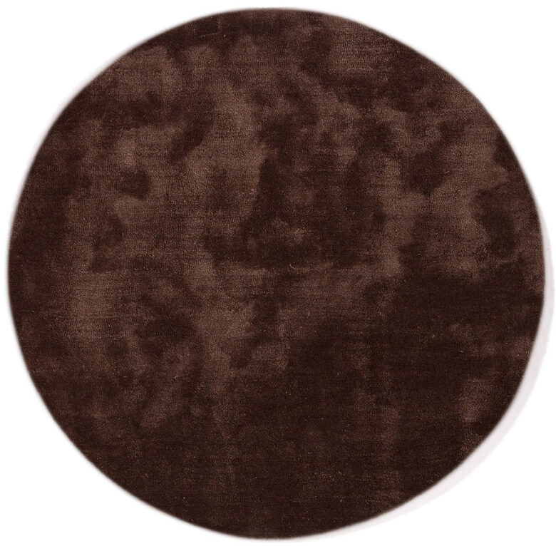 INHOUSE Vloerkleed Cicco bruin rond 240cm Bruin Vloerkleed