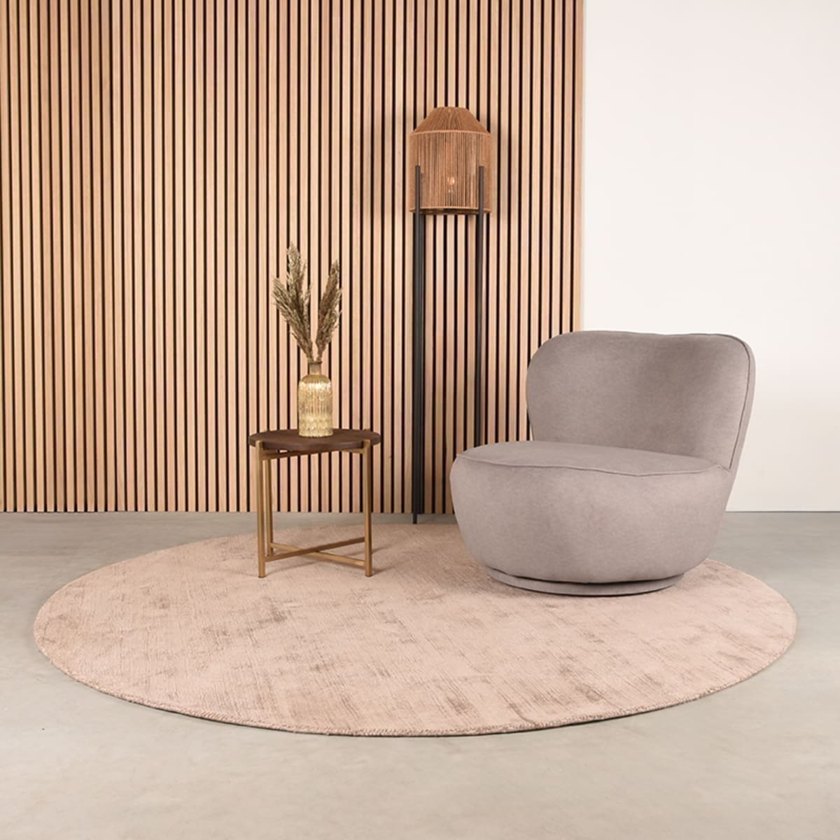 LABEL51 Fauteuil Bunny - Taupe - Explore Taupe Fauteuil