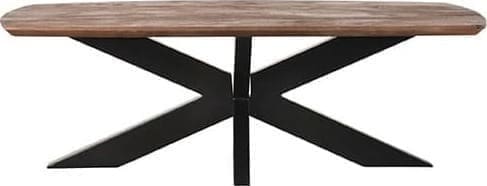 LABEL51 Salontafel Zane - Espresso - Mangohout Espresso Salontafel