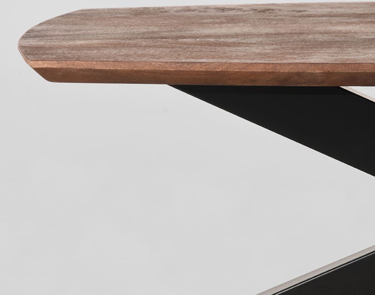 LABEL51 Salontafel Zane - Espresso - Mangohout Espresso Salontafel
