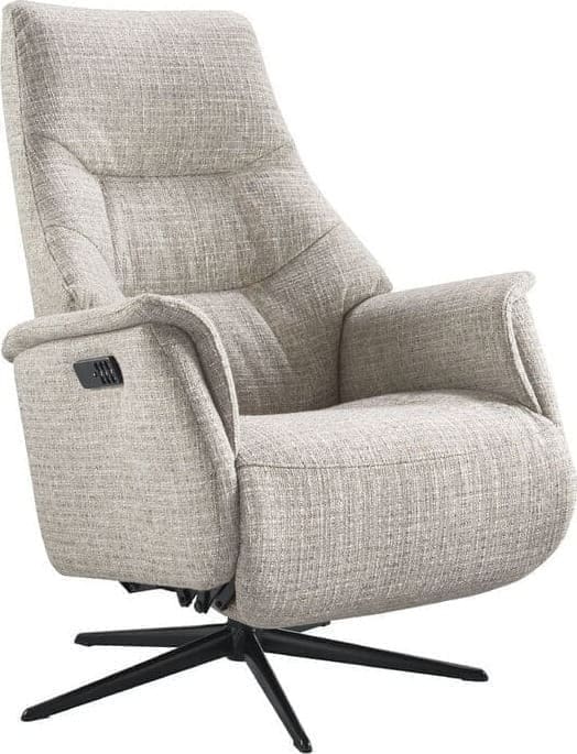 Profijt Meubel Relaxfauteuil Sanborn Taupe|Bruin Fauteuil