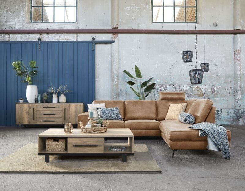 Pronto Wonen Dressoir Adanti 195 barley Zwart Dressoir