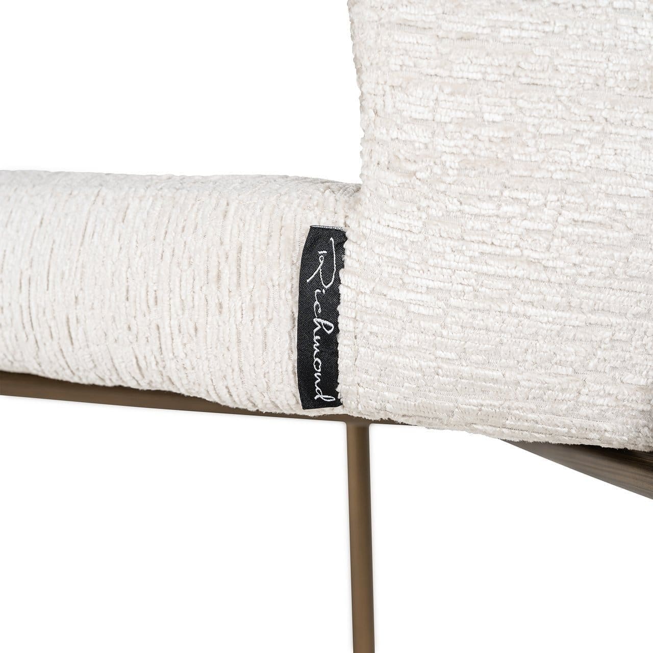 Richmond Interiors Barstoel Darby cream fusion Wit Barstoel